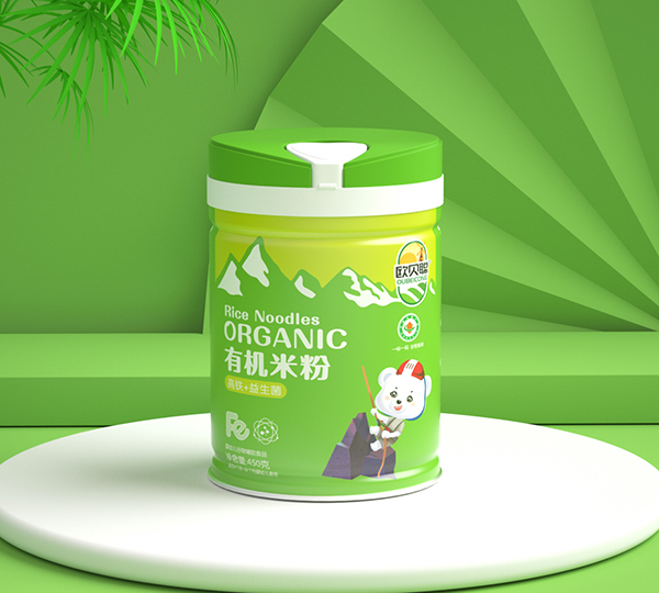 歐貝聰有機米粉罐裝 高鐵+益生菌