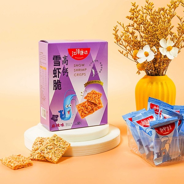 江洋康達(dá)高鈣雪蝦脆 麻辣味詳情圖3
