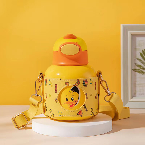 盟寶萌趣大肚保溫杯 黃色.jpg