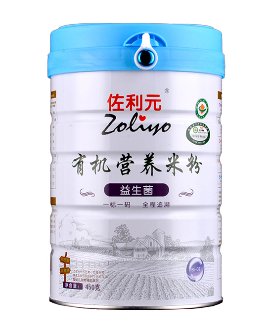 佐利元益生菌有機(jī)營養(yǎng)米粉450g