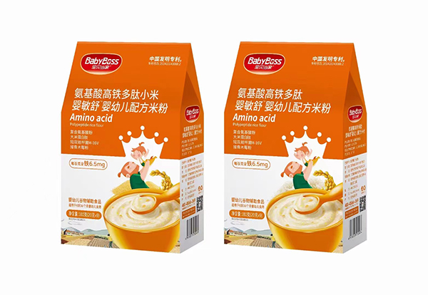 寶貝當家氨基酸高鐵多肽小米嬰敏舒配方米粉180g