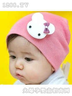 唯美小熊兒童套頭帽