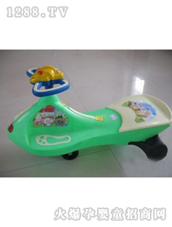 尼爾樂(lè)綠色兒童扭扭車