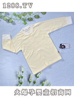 迪迪60支雙面面片印花長(zhǎng)袖對(duì)襟上衣