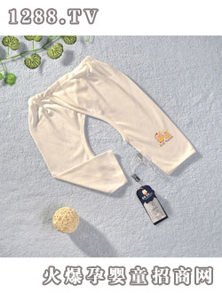 迪迪60支雙面布片印花開(kāi)襠長(zhǎng)褲