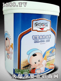 偶的飯飯牌初乳有機(jī)鱈魚(yú)DHA益智米粉