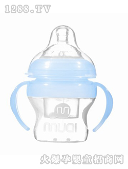 愛心仿真浮點硅膠奶瓶