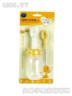 日康帶勺PP奶瓶（小號）