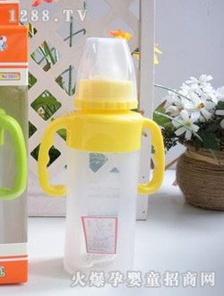 吉多小屋標(biāo)準(zhǔn)口徑硅膠奶瓶200ml