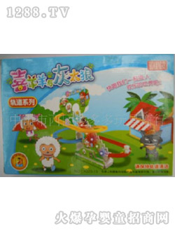 趣多多電動音樂旋轉(zhuǎn)滑軌玩具