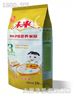 未來牌DHA護(hù)腸營養(yǎng)米粉3段336g