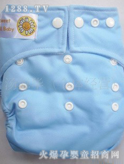 陽光寶寶藍(lán)色yinge布尿褲