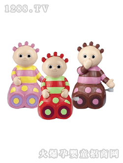 花園寶寶發(fā)條小推車(chē)玩具