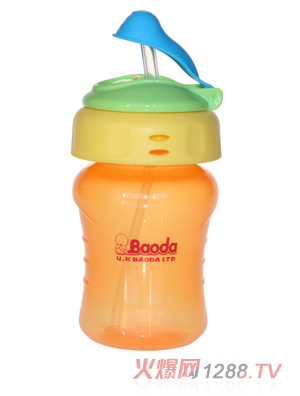 寶德兒童水杯330ml橙