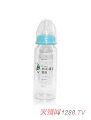 麥地標準口徑玻璃奶瓶180ml