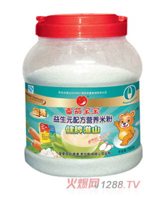 番茄寶寶益生元健脾淮山米粉750g