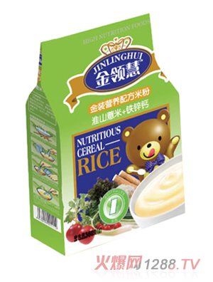 金領(lǐng)慧淮山薏米+鐵鋅鈣米粉