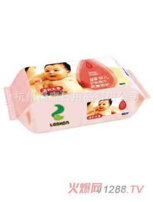 80片袋裝清香型清潔護(hù)理yinge濕巾