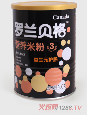 羅蘭貝格聽裝益生元護腸營養(yǎng)米粉3段