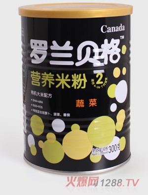 羅蘭貝格聽裝蔬菜營養(yǎng)米粉2段