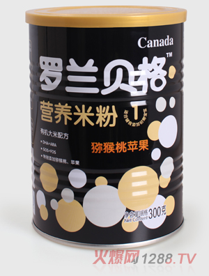 羅蘭貝格聽裝獼猴桃蘋果營養(yǎng)米粉1段