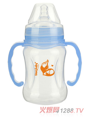 好氏嬰童寬口雙柄弧形PP奶瓶