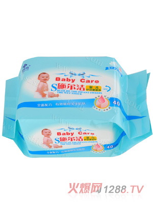 施爾潔yinge護(hù)膚柔濕巾40片