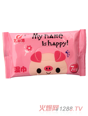 藝彩源yinge快樂濕巾7片