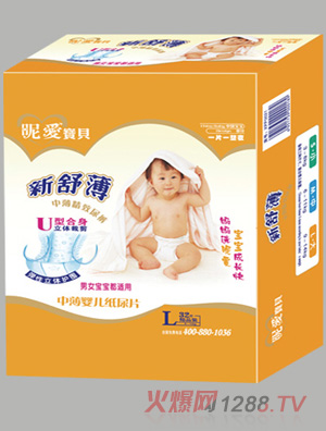 昵愛(ài)寶貝中薄yinge紙尿片L