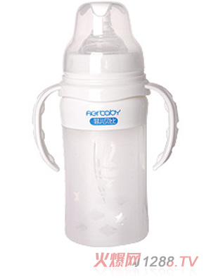 菲兒貝比寬口弧形自動(dòng)硅膠奶瓶220ml