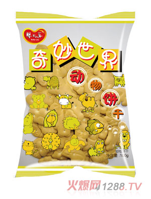 yinge樂奇妙世界動物餅干