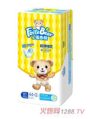 福泰熊超薄棉柔yinge紙尿片XL碼大片
