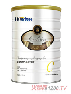 恩愛(ài)寶超金鉆youe配方羊奶粉C段