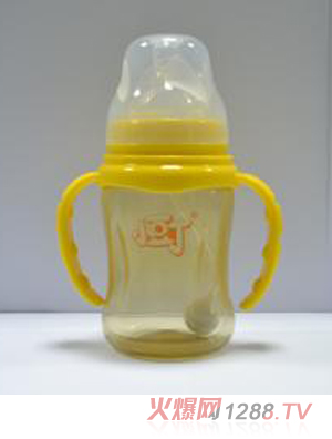 小豆丁納米寬口徑弧形PP奶瓶210ml