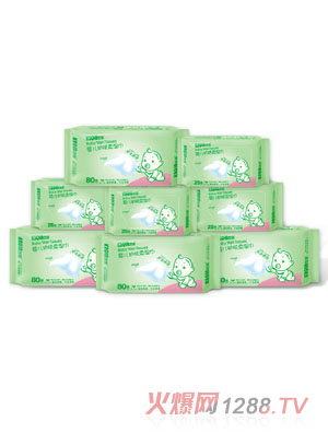 可親yinge護(hù)膚柔濕巾420片組合套裝