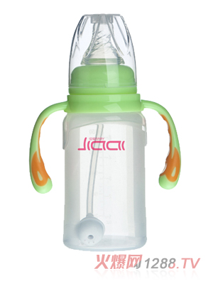 佳愛自動標(biāo)口硅膠奶瓶150ML