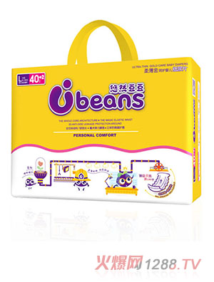 悠然豆豆柔薄金呵護yinge紙尿片L42片