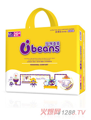 悠然豆豆全芯體柔薄金呵護yinge紙尿褲M28片