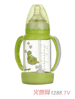 功夫?qū)氊惥с@玻璃防摔小奶瓶
