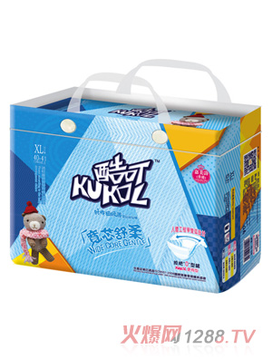 酷可時(shí)尚超級(jí)薄yinge紙尿褲XL碼44片大包