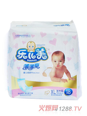 樂(lè)兒美薄薄爽yinge紙尿片XL碼18片
