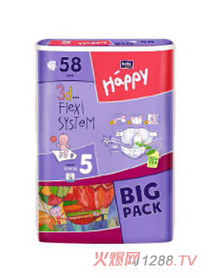 貝拉寶貝yingye紙尿褲5號58片