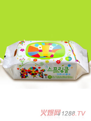 佑倍韓國(guó)進(jìn)口yinge濕巾78抽