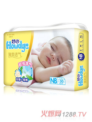 好之薄爽透氣yinge紙尿褲NB碼30片