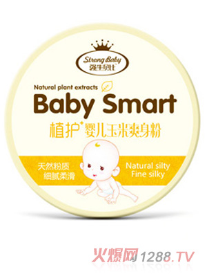 強牛貝比yinge玉米爽身粉100g