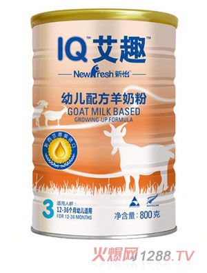 艾趣新怡youe配方羊奶粉
