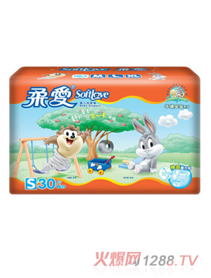柔愛(ài)華納寶寶紙尿褲S碼30片