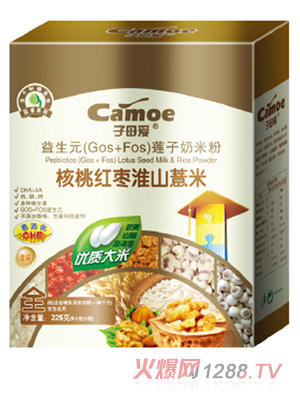 子母愛(ài)yingy核桃紅棗淮山薏米奶米粉盒裝