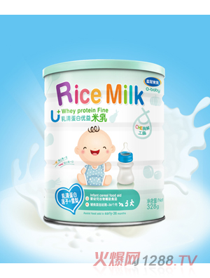 益冠寶貝yingye乳清蛋白優(yōu)益米乳蓮子+雪梨328克