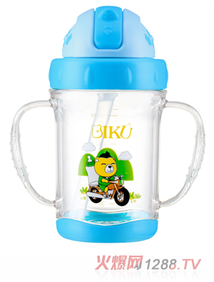 比酷熊tritan水杯藍(lán)色